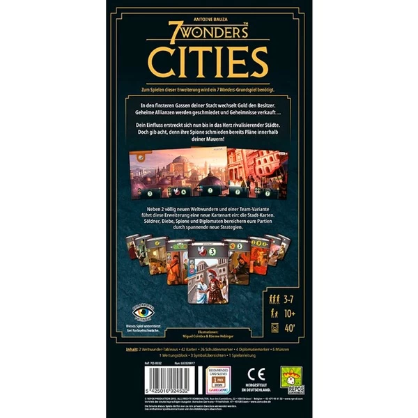 Asmodee 7 Wonders - Cities (neues Design), Brettspiel – Bild 3