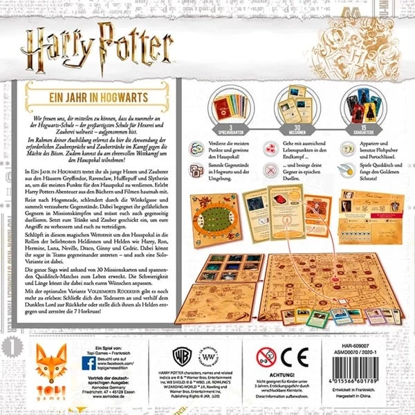 Asmodee Harry Potter: Ein Jahr In Hogwarts, Brettspiel – Bild 4
