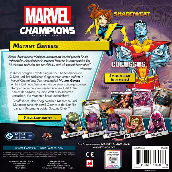 Asmodee Marvel Champions: Das Kartenspiel - Mutant Genesis – Bild 4