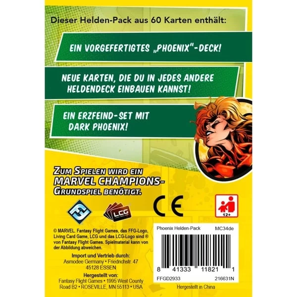 Asmodee Marvel Champions: Das Kartenspiel - Phoenix (Helden-Pack) – Bild 2