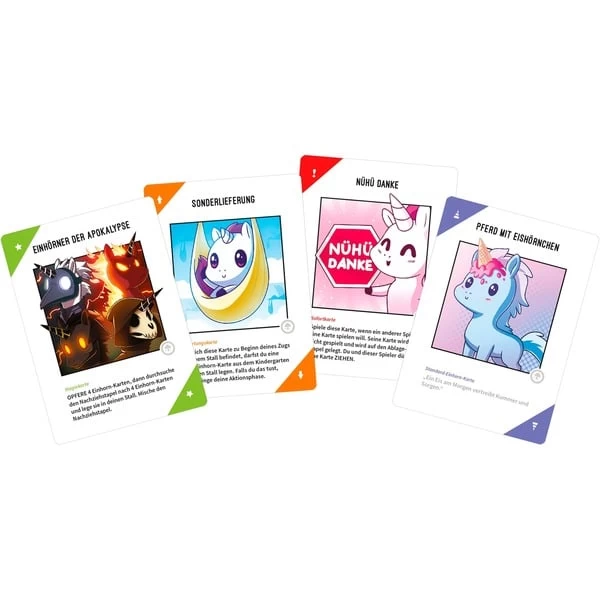 Asmodee Unstable Unicorns - Regenbogen-Apokalypse Erweiterungsset, Kartenspiel – Bild 2