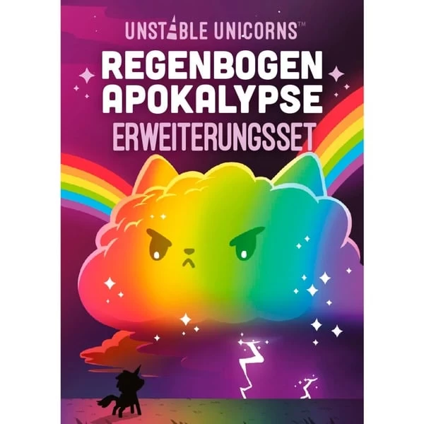 Asmodee Unstable Unicorns - Regenbogen-Apokalypse Erweiterungsset, Kartenspiel – Bild 3