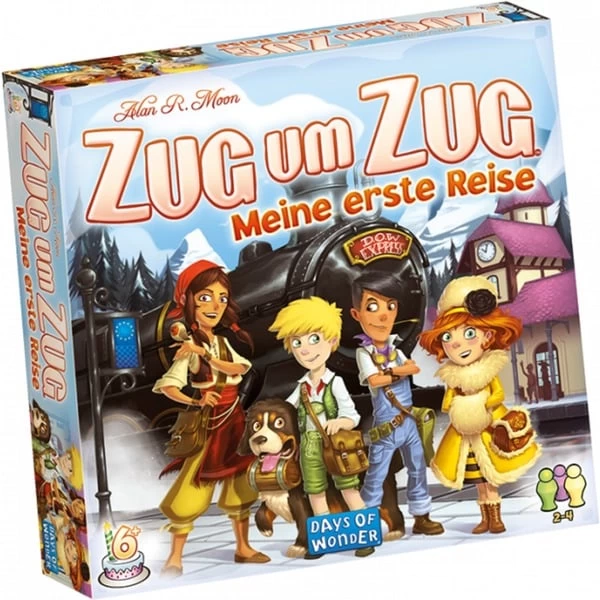 Asmodee Zug Um Zug - Meine Erste Reise, Brettspiel