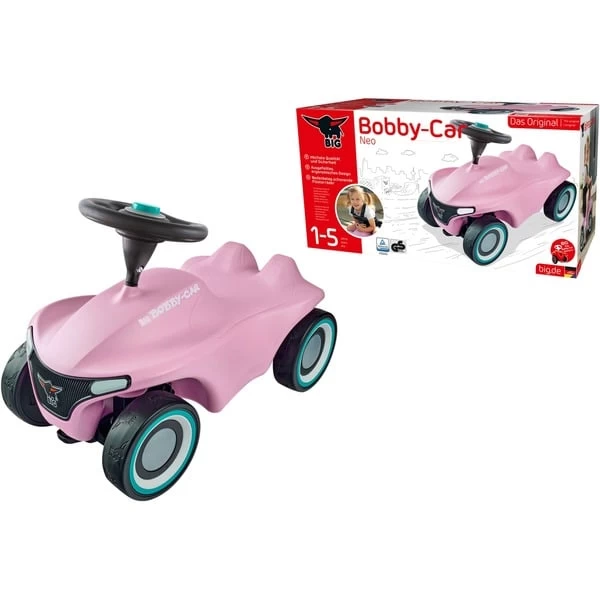BIG Bobby-Car-Neo Rosé, Rutscher – Bild 2