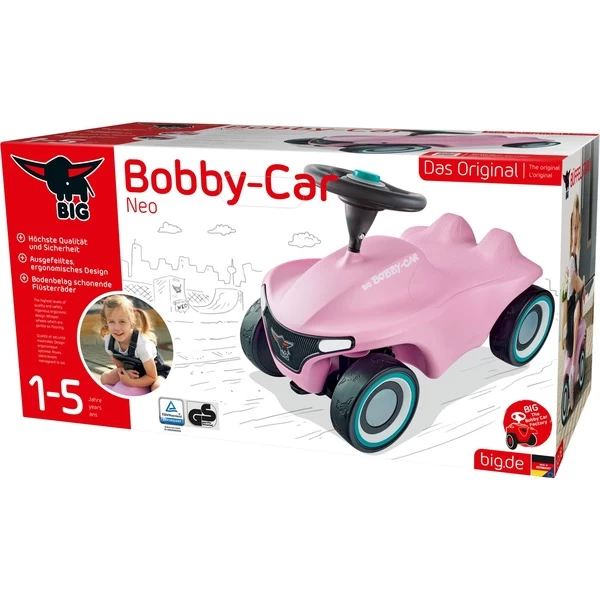 BIG Bobby-Car-Neo Rosé, Rutscher – Bild 3