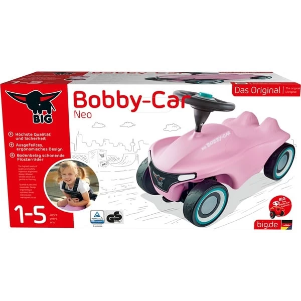BIG Bobby-Car-Neo Rosé, Rutscher – Bild 4