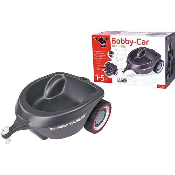 BIG Bobby-Car-Neo Trailer Anthrazit, Kinderfahrzeug – Bild 11