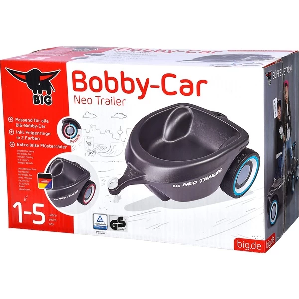 BIG Bobby-Car-Neo Trailer Anthrazit, Kinderfahrzeug – Bild 12