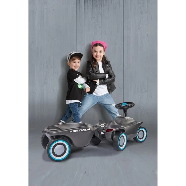 BIG Bobby-Car-Neo Trailer Anthrazit, Kinderfahrzeug – Bild 14