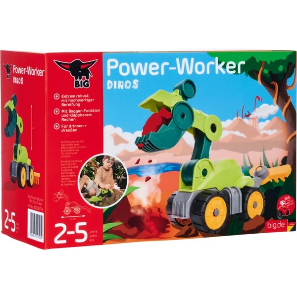 BIG Power-Worker Mini Dino T-Rex, Spielfahrzeug – Bild 5