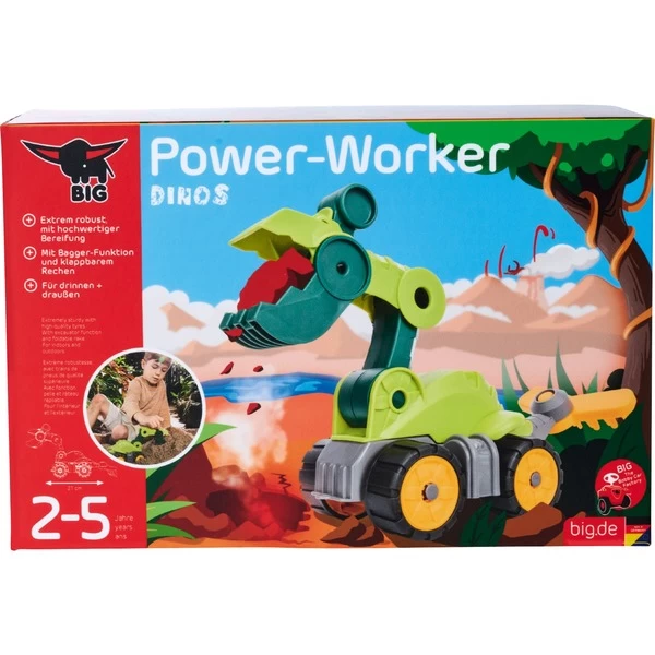BIG Power-Worker Mini Dino T-Rex, Spielfahrzeug – Bild 6