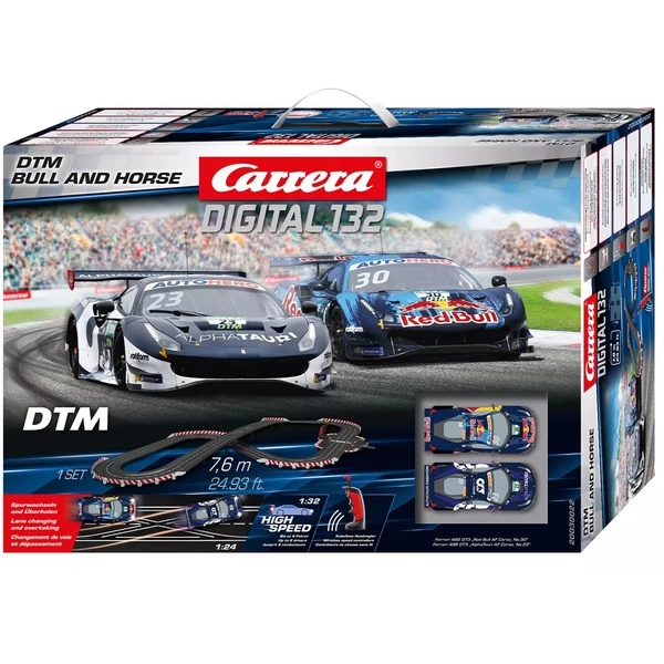 Carrera DIGITAL 132 DTM Bull And Horse, Rennbahn