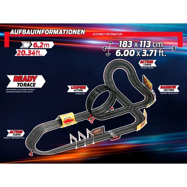 Carrera GO!!! Disney·Pixar Cars - Glow Racers, Rennbahn – Bild 6