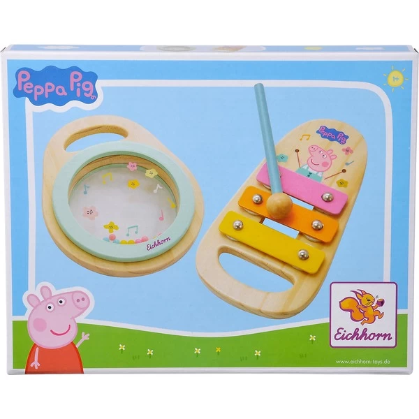 Eichhorn Peppa Pig Holz-Musikset, Musikinstrument – Bild 3