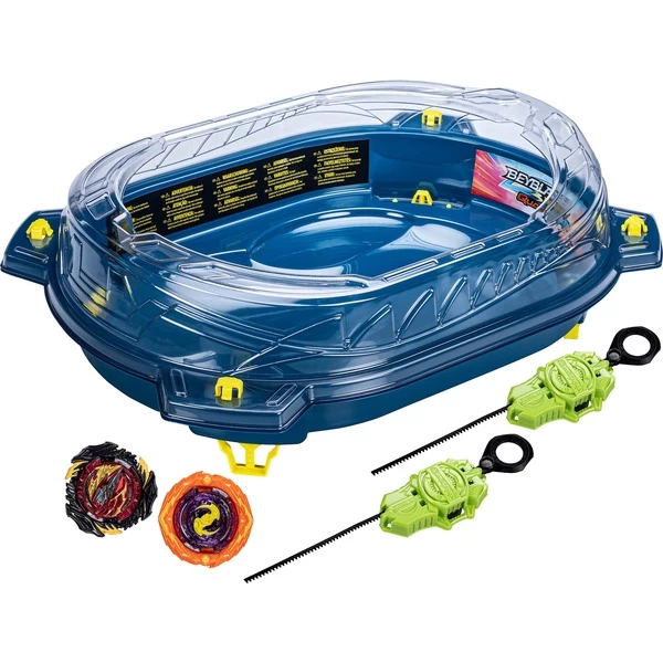 Hasbro Beyblade Burst QuadStrike Thunder Edge Battle Set, Geschicklichkeitsspiel – Bild 2