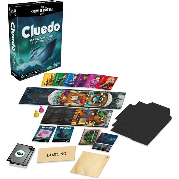 Hasbro Cluedo Sabotage Auf Hoher See, Brettspiel – Bild 4