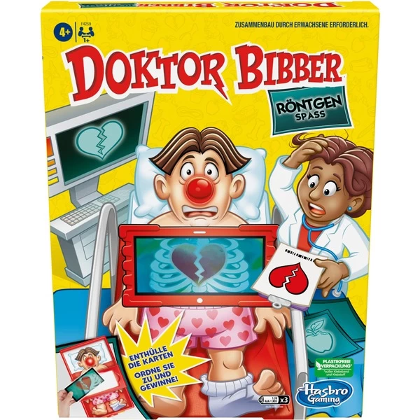 Hasbro Doktor Bibber Röntgen Spaß, Brettspiel – Bild 2