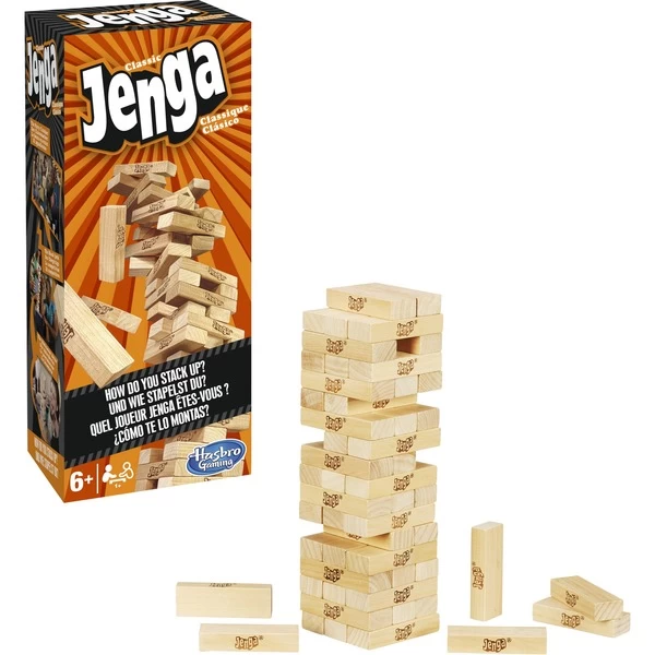 Hasbro Jenga Classic, Geschicklichkeitsspiel – Bild 3