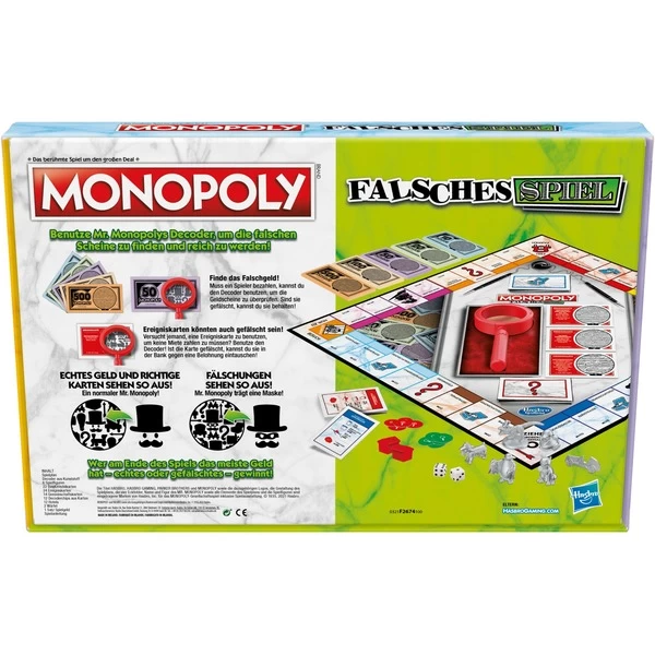 Hasbro Monopoly Falsches Spiel, Brettspiel – Bild 6