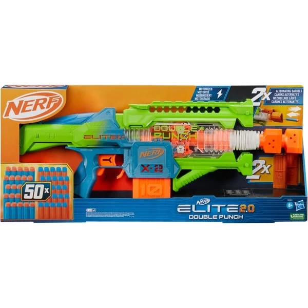 Hasbro Nerf Elite 2.0 Double Punch, Dartblaster – Bild 3