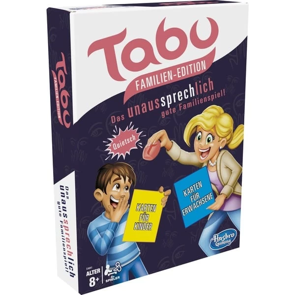 Hasbro Tabu Familien Edition, Partyspiel