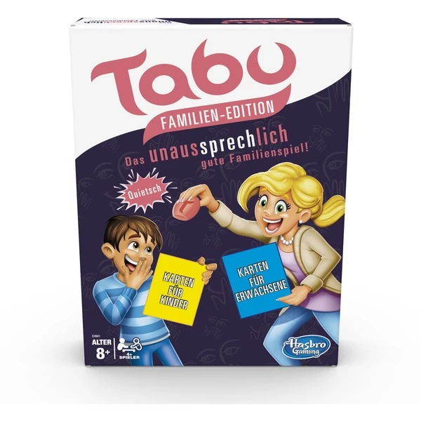 Hasbro Tabu Familien Edition, Partyspiel – Bild 2