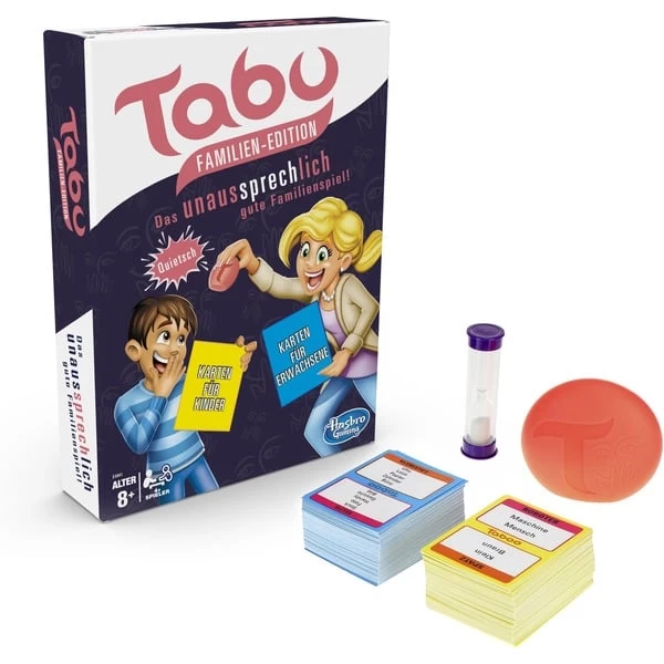 Hasbro Tabu Familien Edition, Partyspiel – Bild 4