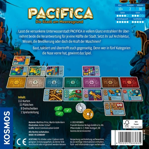 KOSMOS Pacifica, Brettspiel – Bild 6