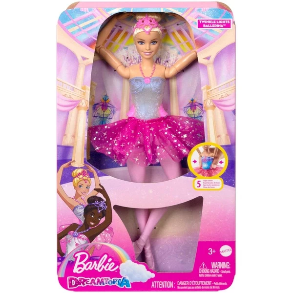 Mattel Barbie Dreamtopia Zauberlicht-Ballerina, Puppe – Bild 5