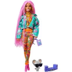 Mattel Barbie Extra Puppe Mit Pinken Flechtzöpfen