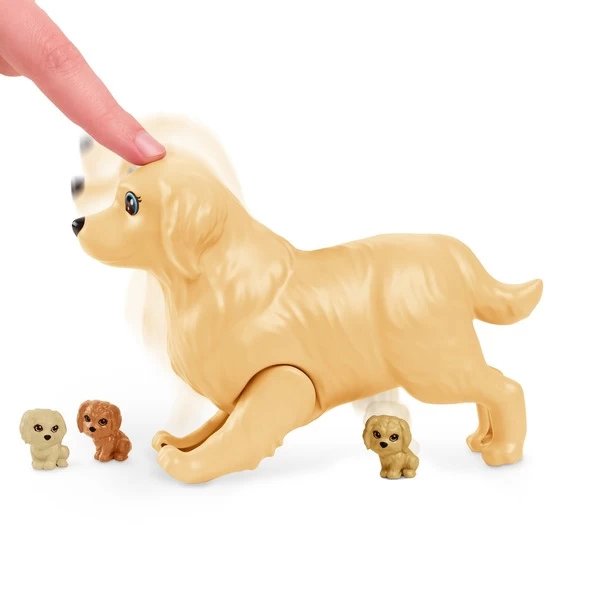 Mattel Barbie Puppe (brünett) Mit Hund Und Welpen – Bild 3