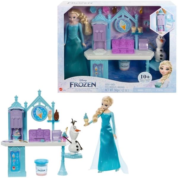 Mattel Disney Die Eiskönigin Elsas Und Olafs Eiscreme-Stand, Kulisse