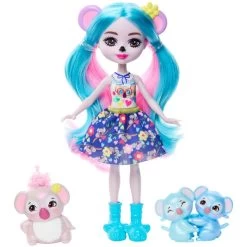 Mattel Enchantimals Karalee Koala Familie, Puppe