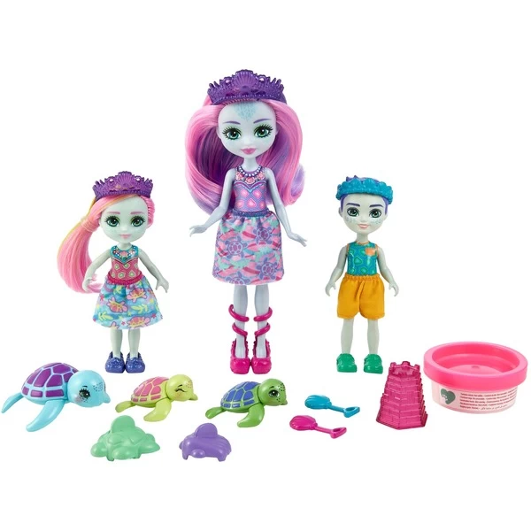 Mattel Enchantimals New Family Turtle Pack, Puppe – Bild 2