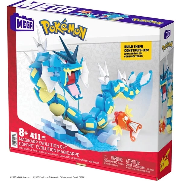 Mattel MEGA Pokémon Magikarp Evolution Set, Konstruktionsspielzeug – Bild 11