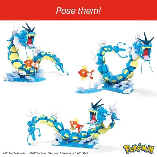 Mattel MEGA Pokémon Magikarp Evolution Set, Konstruktionsspielzeug – Bild 5