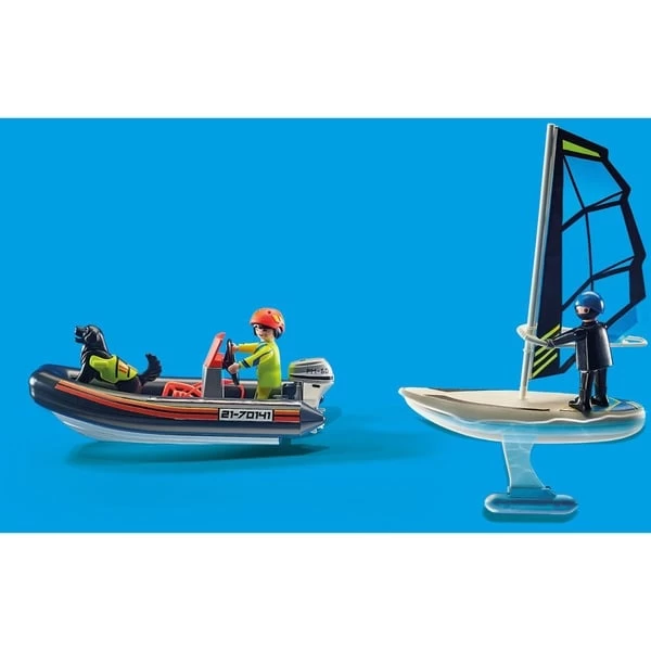 PLAYMOBIL 70141 City Action Seenot: Polarsegler-Rettung, Konstruktionsspielzeug – Bild 2