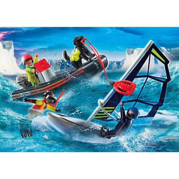 PLAYMOBIL 70141 City Action Seenot: Polarsegler-Rettung, Konstruktionsspielzeug – Bild 3