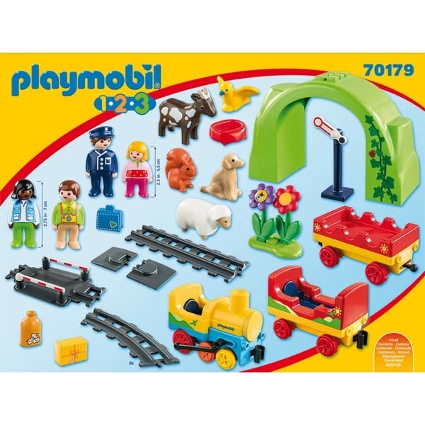 PLAYMOBIL 70179 1.2.3 Meine Erste Eisenbahn, Konstruktionsspielzeug – Bild 2