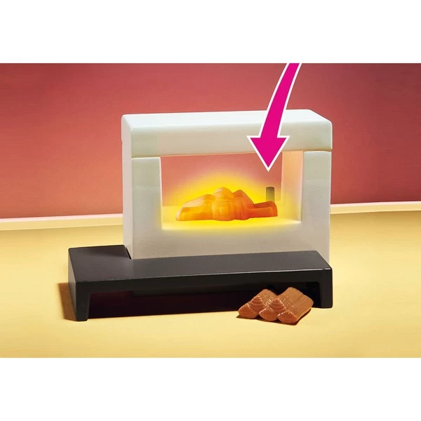 PLAYMOBIL 70207 Dollhouse Gemütliches Wohnzimmer, Konstruktionsspielzeug – Bild 4