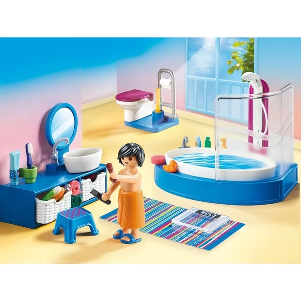 PLAYMOBIL 70211 Dollhouse Badezimmer, Konstruktionsspielzeug – Bild 3