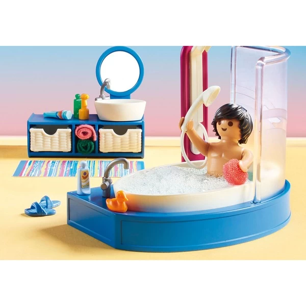 PLAYMOBIL 70211 Dollhouse Badezimmer, Konstruktionsspielzeug – Bild 5