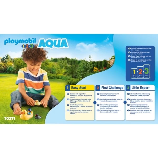 PLAYMOBIL 70271 1.2.3 AQUA Entenfamilie, Konstruktionsspielzeug – Bild 4