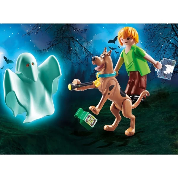 PLAYMOBIL 70287 SCOOBY-DOO! Scooby & Shaggy Mit Geist, Konstruktionsspielzeug – Bild 2