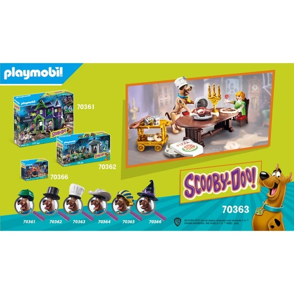 PLAYMOBIL 70363 SCOOBY-DOO! Abendessen Mit Shaggy, Konstruktionsspielzeug – Bild 4