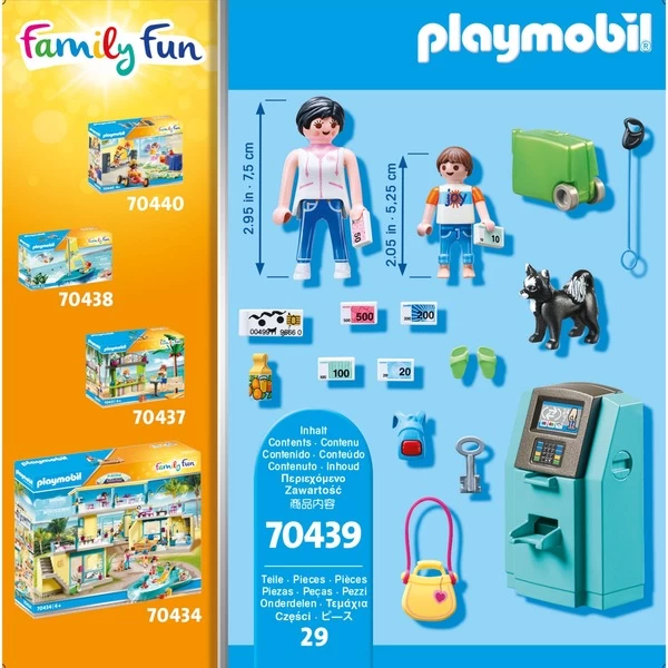 PLAYMOBIL 70439 Family Fun Urlauber Mit Geldautomat, Konstruktionsspielzeug – Bild 3