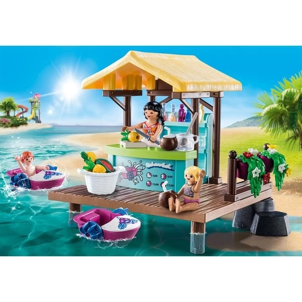 PLAYMOBIL 70612 Family Fun Paddleboot-Verleih Mit Saftbar, Konstruktionsspielzeug – Bild 3