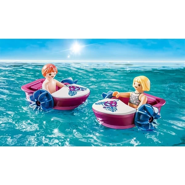 PLAYMOBIL 70612 Family Fun Paddleboot-Verleih Mit Saftbar, Konstruktionsspielzeug – Bild 4