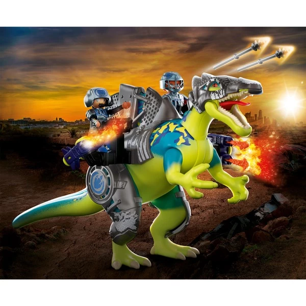 PLAYMOBIL 70625 Dino Rise Spinosaurus: Doppelte Verteidigungs-Power, Konstruktionsspielzeug – Bild 2