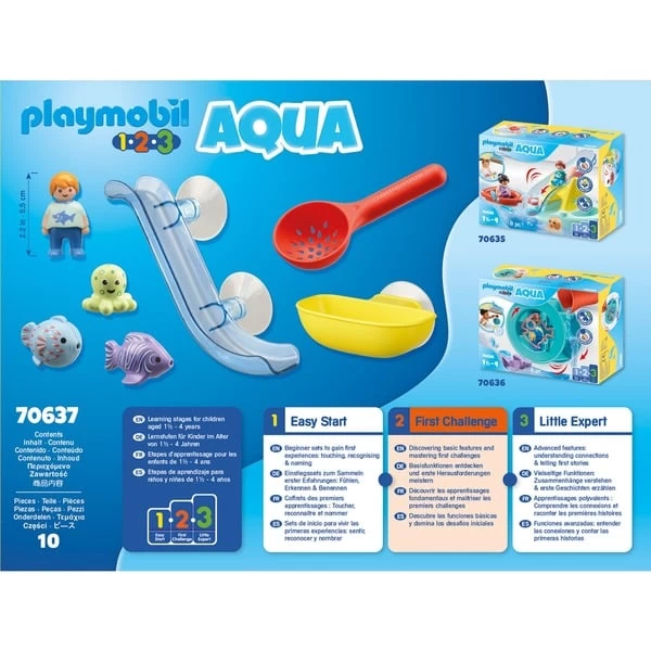 PLAYMOBIL 70637 1.2.3 AQUA Fangspaß Mit Meerestierchen, Konstruktionsspielzeug – Bild 4